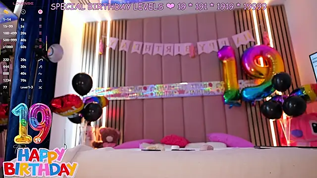 Snapshot of Vesya chatting on February 20, 8:05 am Vesya online show from February 20, 8:05 am