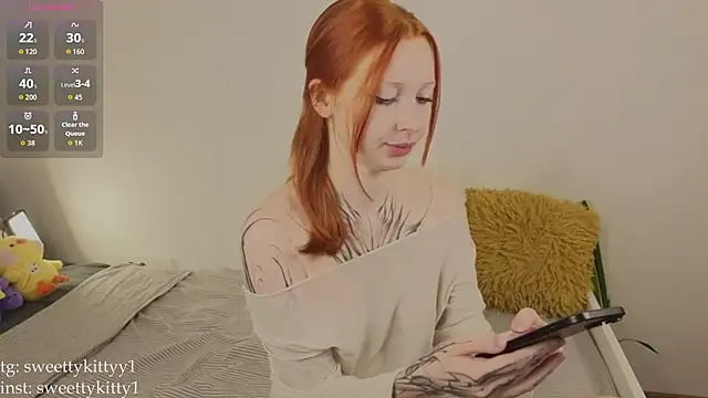 sweettykitty online show from July 25, 11:41 am