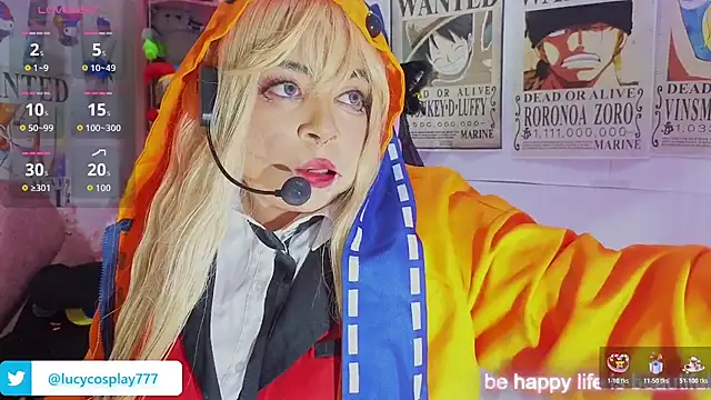 Lucycosplay777 online show from May 27, 3:36 am