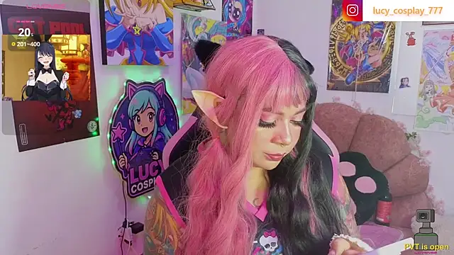 Lucycosplay777 online show from August 4, 5:15 pm