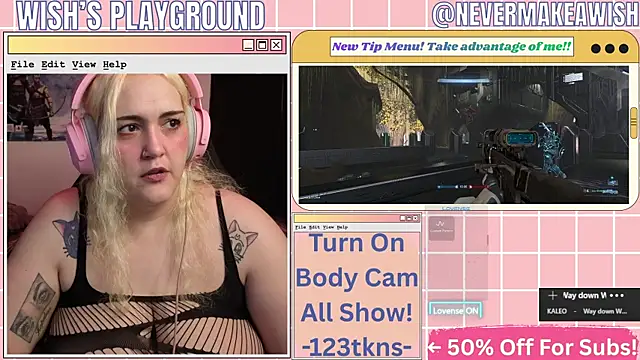 Snapshot of nevermakeawish chatting on April 3, 4:49 pm nevermakeawish online show from April 3, 4:49 pm