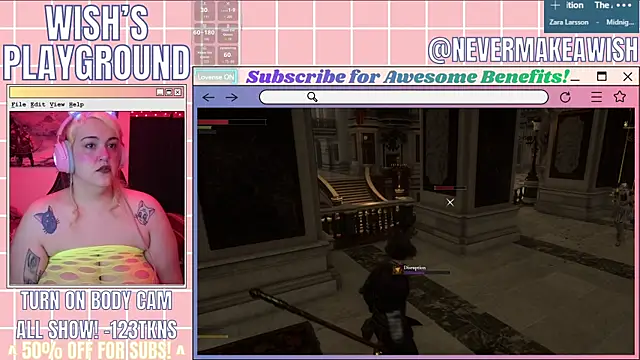 Snapshot of nevermakeawish chatting on April 5, 5:15 am nevermakeawish online show from April 5, 5:15 am