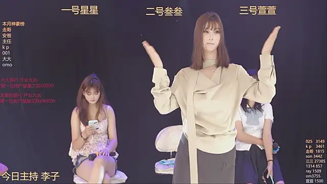 Snapshot of Luming005 chatting on October 8, 7:17 am Luming005 online show from October 8, 7:17 am