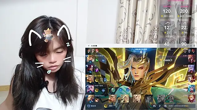 Snapshot of Duolamei chatting on November 10, 1:10 pm Duolamei online show from November 10, 1:10 pm