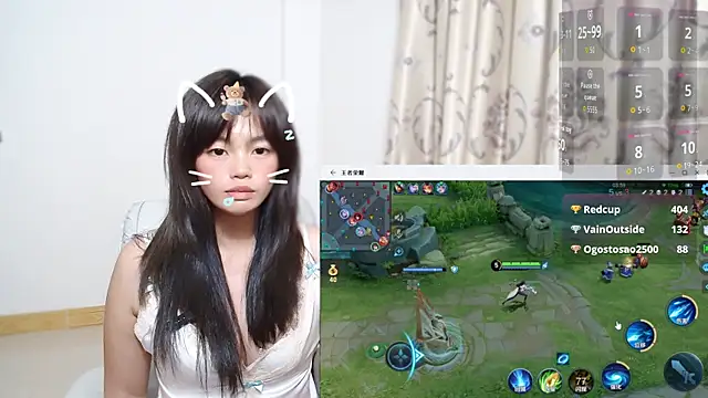 Snapshot of Duolamei chatting on November 22, 2:27 pm Duolamei online show from November 22, 2:27 pm