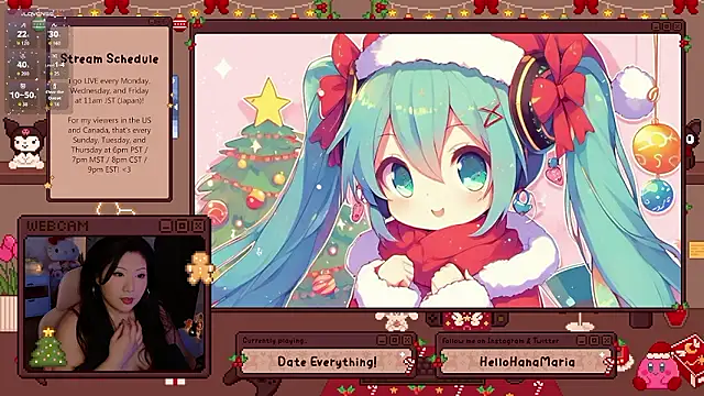 HanaMaria online show from December 22, 2:19 am