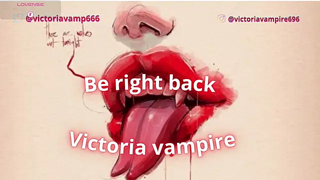 Victoriavampire666 online show from May 17, 11:01 pm