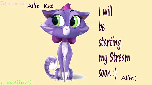 Snapshot of Allie_Kat chatting on May 2, 2:22 pm Allie Kat online show from May 2, 2:22 pm