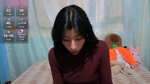 Snapshot of Sullyoonn chatting on February 13, 1:23 am Sullyoonn online show from February 13, 1:23 am