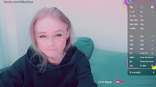 AliceNya cute online show from November 23, 3:39 am