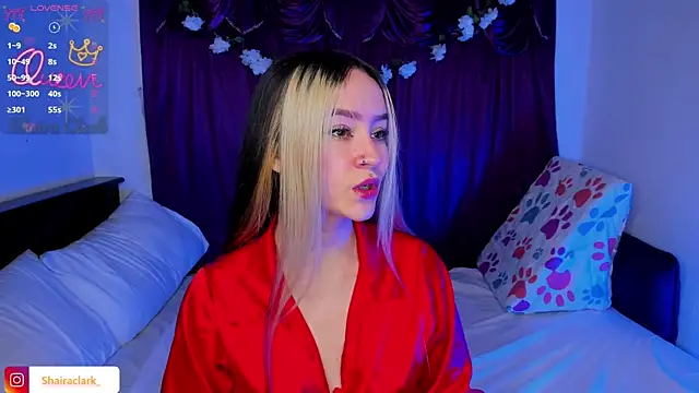 Snapshot of Shairaclark_ chatting on May 2, 1:32 am Shairaclark online show from May 2, 1:32 am
