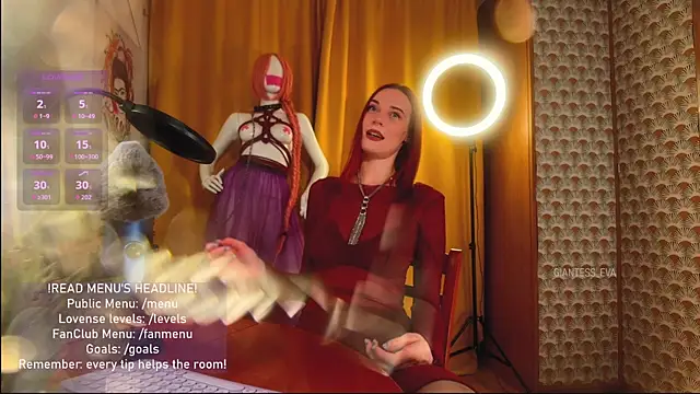 Giantess Eva online show from July 30, 8:08 pm