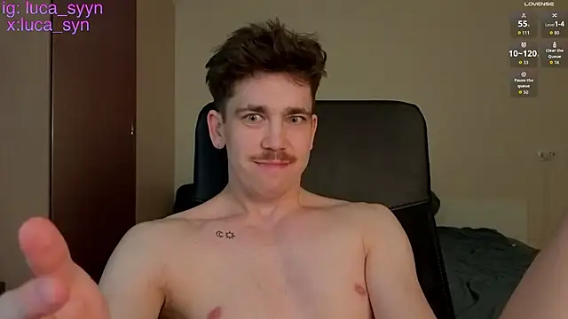 Snapshot of luca_syn chatting on April 20, 5:37 pm luca syn online show from April 20, 5:37 pm