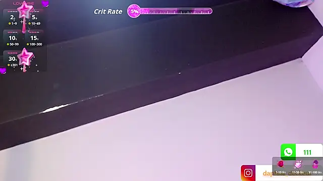 Daphnne XXX online show from November 2, 8:00 pm