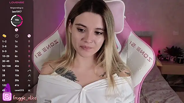 AliceIvory online show from October 4, 7:45 pm
