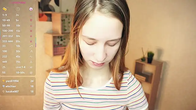 Snapshot of IveyColley chatting on November 1, 7:32 am IveyColley online show from November 1, 7:32 am