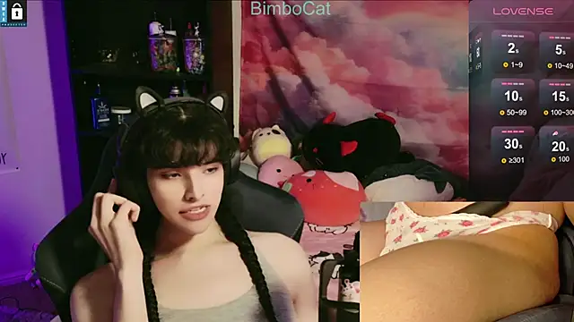 Snapshot of BimboCat chatting on November 15, 3:37 am BimboCat online show from November 15, 3:37 am