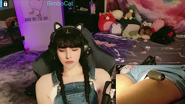 Snapshot of BimboCat chatting on December 14, 1:11 am BimboCat online show from December 14, 1:11 am