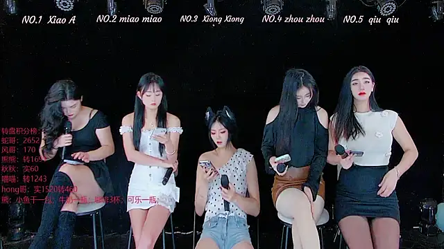 Snapshot of YB-001 chatting on November 10, 2:10 am YB-001 online show from November 10, 2:10 am