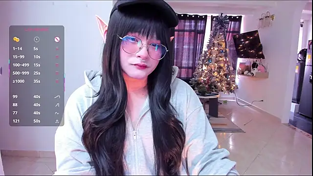 Snapshot of Omorimori chatting on December 4, 2:37 pm Omorimori online show from December 4, 2:37 pm