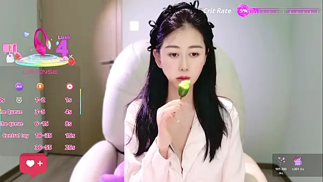 Snapshot of Zoe-Zoe chatting on March 11, 11:27 am Zoe-Zoe online show from March 11, 11:27 am