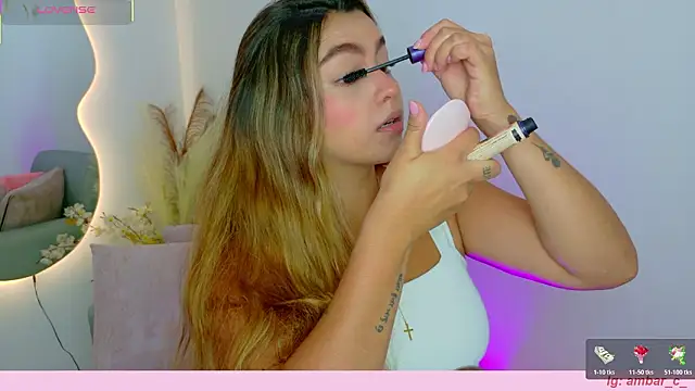 Snapshot of Ambar_Carter chatting on February 23, 7:11 pm Ambar Carter online show from February 23, 7:11 pm