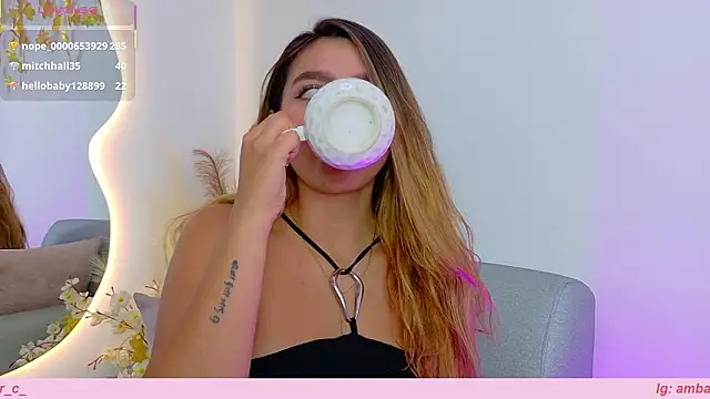 Snapshot of Ambar_Carter chatting on March 7, 6:43 am Ambar Carter online show from March 7, 6:43 am