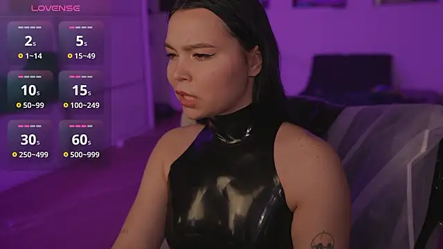 Dominatrix Alice online show from March 29, 7:03 pm