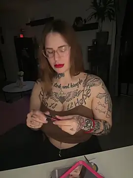 Snapshot of NyxTattoo chatting on February 26, 5:45 pm NyxTattoo online show from February 26, 5:45 pm