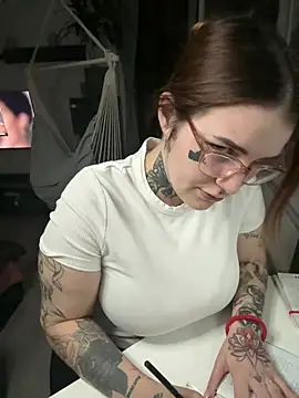 Snapshot of NyxTattoo chatting on March 3, 6:47 pm NyxTattoo online show from March 3, 6:47 pm