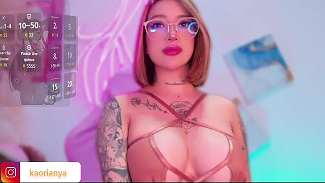 Snapshot of kaorianya chatting on February 21, 3:07 am kaorianya online show from February 21, 3:07 am