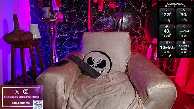 GoddessJulietteNoiir online show from June 10, 10:36 am