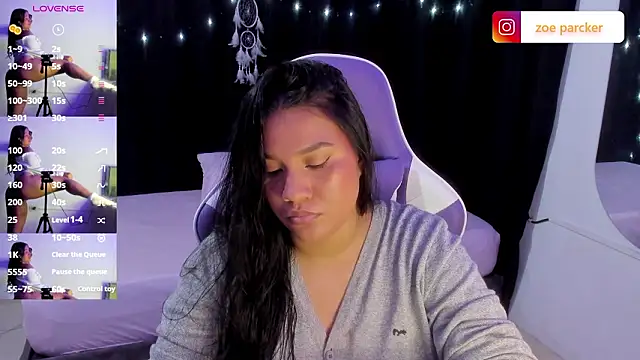 ZoeParcker online show from March 9, 7:18 pm