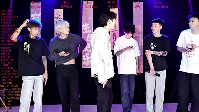 Snapshot of AOA-boy chatting on March 14, 11:54 pm AOA-boy online show from March 14, 11:54 pm