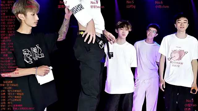 Snapshot of AOA-boy chatting on March 26, 12:28 am AOA-boy online show from March 26, 12:28 am