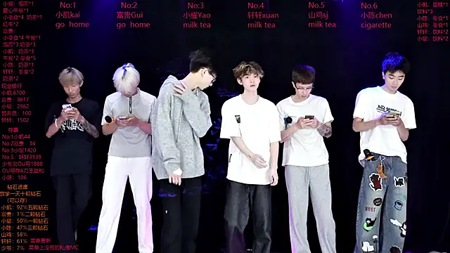 Snapshot of AOA-boy chatting on March 29, 12:21 am AOA-boy online show from March 29, 12:21 am