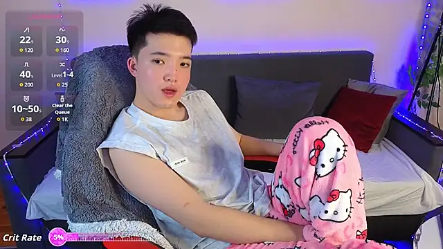 Snapshot of NudGlow chatting on March 14, 2:06 am NudGlow online show from March 14, 2:06 am