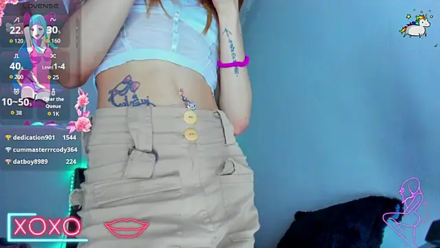 SkyeGabbyRose online show from March 24, 9:47 am