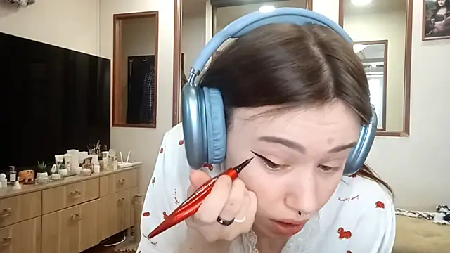 Snapshot of Dela_Verualtys chatting on March 22, 6:17 am Dela Verualtys online show from March 22, 6:17 am