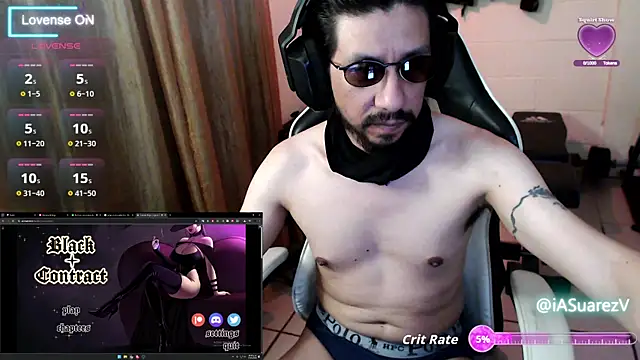 Snapshot of IASuarezV chatting on May 21, 7:10 pm IASuarezV online show from May 21, 7:10 pm