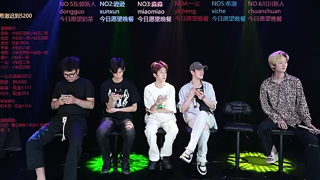 Snapshot of BB-520 chatting on May 12, 8:33 am BB-520 online show from May 12, 8:33 am