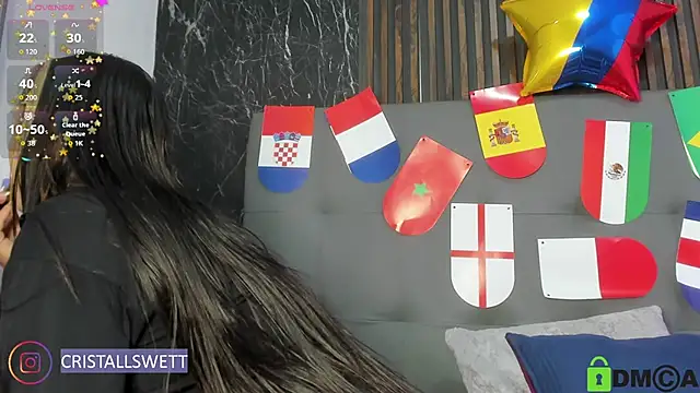 Snapshot of Cristall_swett chatting on June 24, 8:08 pm Cristall swett online show from June 24, 8:08 pm