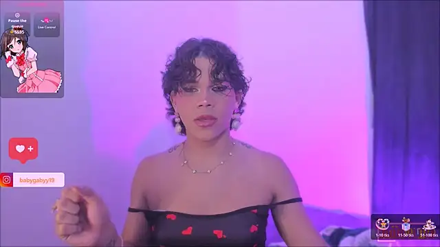 Snapshot of DeliGaby chatting on July 26, 5:04 am DeliGaby online show from July 26, 5:04 am