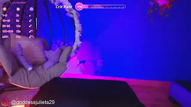 GoddessJulieta  online show from August 3, 7:17 pm