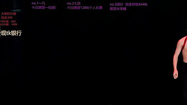 Snapshot of HOT-001 chatting on May 31, 2:20 am HOT-001 online show from May 31, 2:20 am