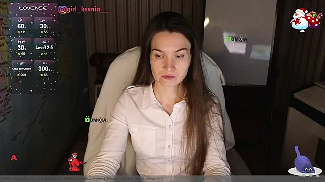 Girl Ksenia online show from January 14, 7:11 pm