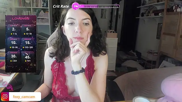 Snapshot of Foxy_c chatting on May 26, 8:27 pm Foxy c online show from May 26, 8:27 pm