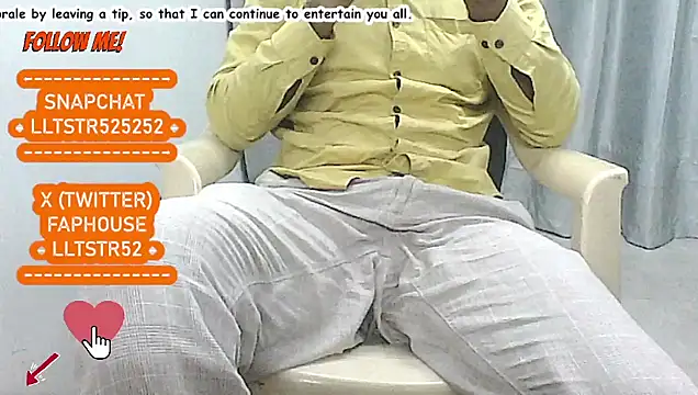 Snapshot of lltstr52 chatting on July 7, 6:47 am lltstr52 online show from July 7, 6:47 am