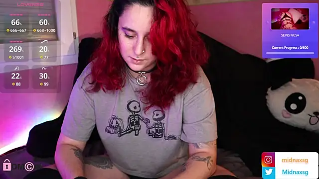 Snapshot of midnaxsg chatting on January 9, 6:57 pm midnaxsg online show from January 9, 6:57 pm