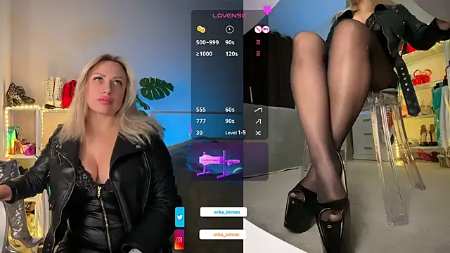 Erika Kirman online show from February 1, 6:51 pm